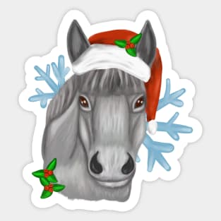 Christmas donkey Sticker